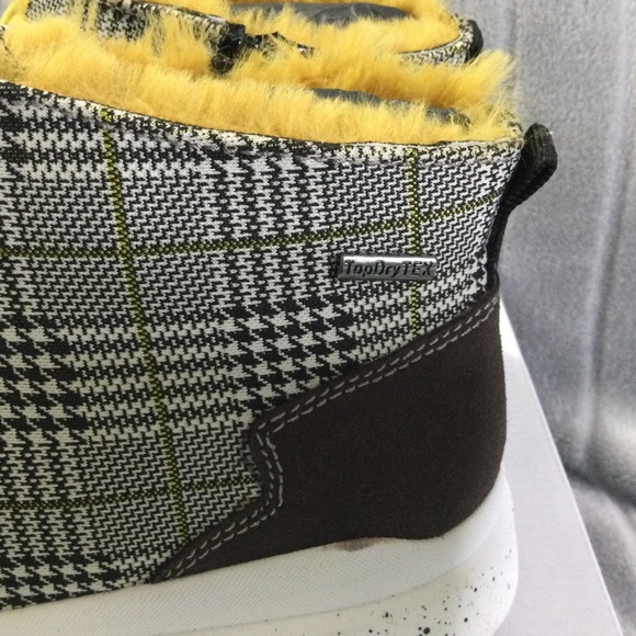 Romika Helsinki 02 Black Yellow Faux Fur Boot Sneaker EU 40 US 9 to 9.5 - Picture 4 of 16